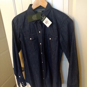Lauren-Ralph Lauren denim shirt